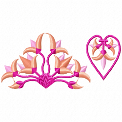 Flowers And Tree Embroidery Design 5